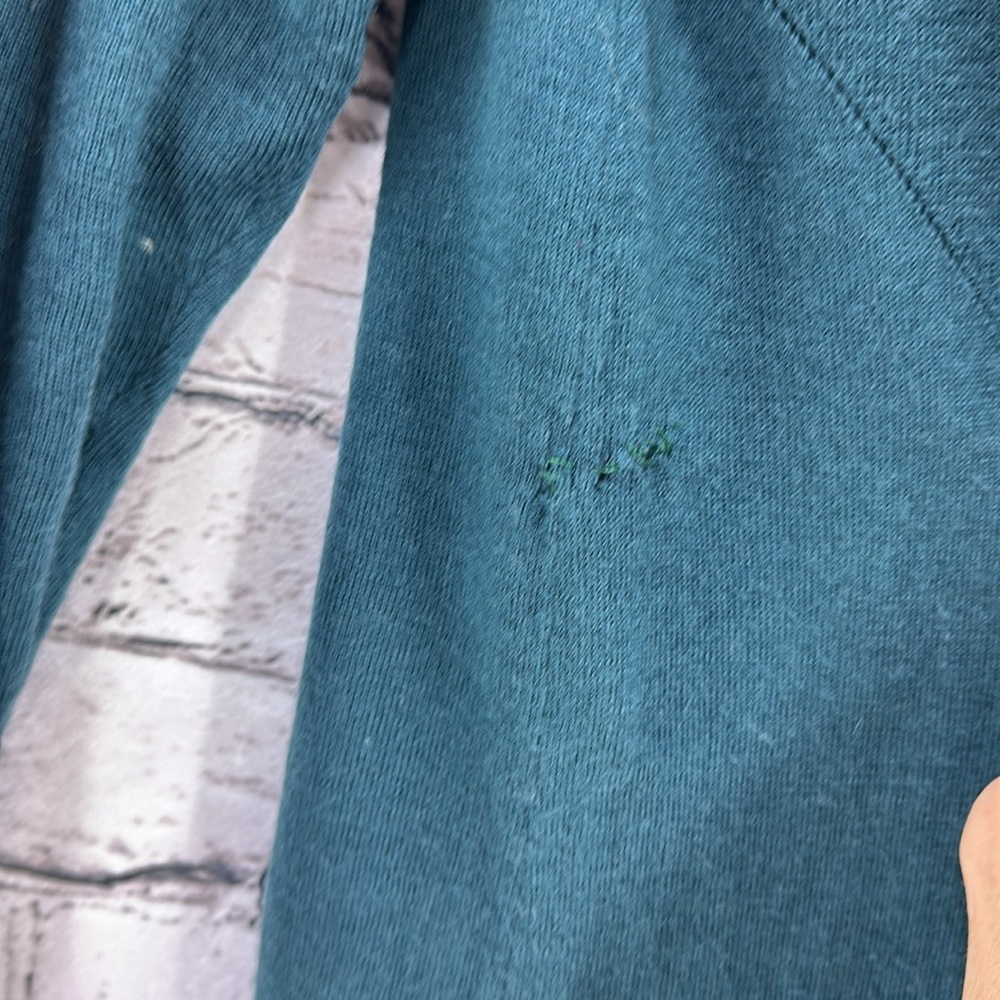 TALBOTS Long Merino Wool Duster Cardigan Lp Hunter Green VGC* - Picture 5 of 7